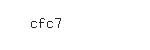 Captcha: cfc7